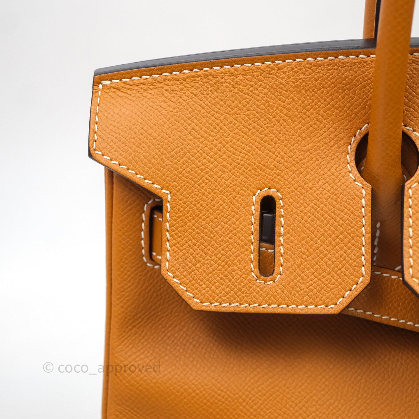 Hermes Birkin 30 Toffee Epsom Palladium Hardware