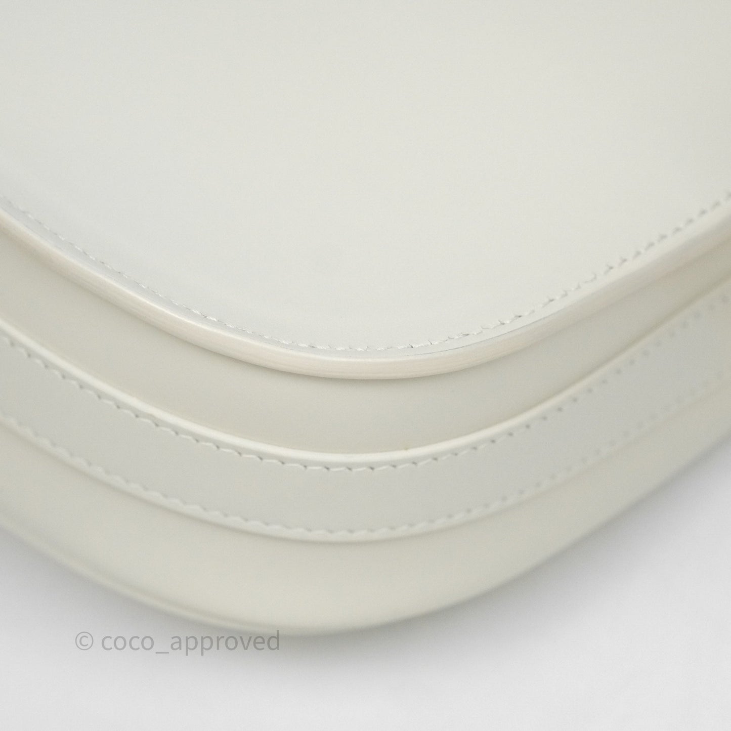 Christian Dior Medium Bobby Flap White Box Calfskin