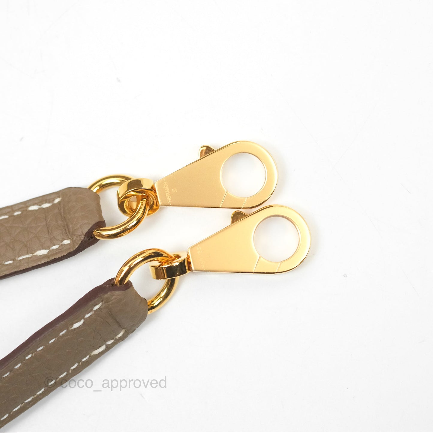 Hermès Kelly 28 Retourne Etoupe Togo Gold Hardware