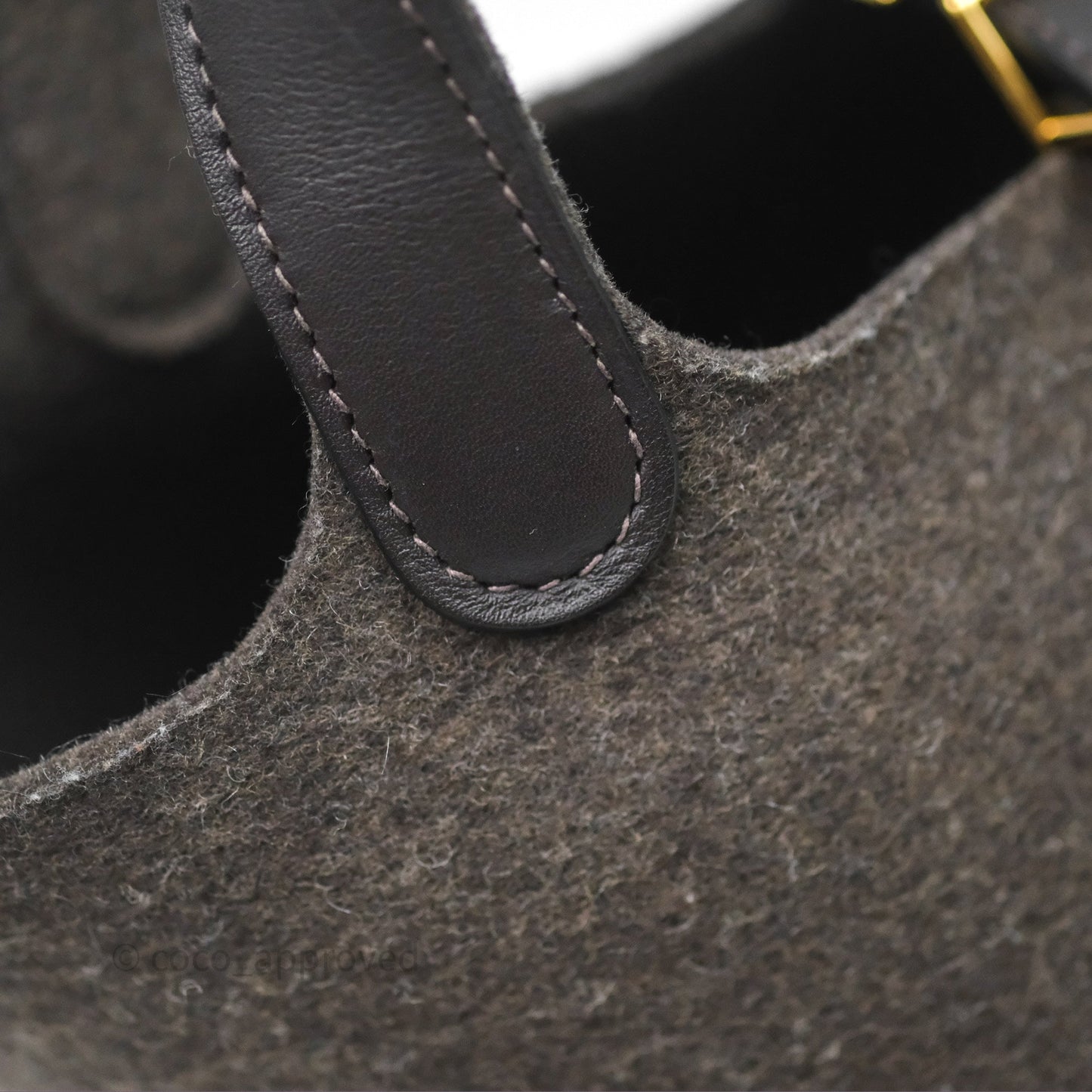 Hermès Picotin 18 Ebene 46 Wool Feutre Swift Gold Hardware