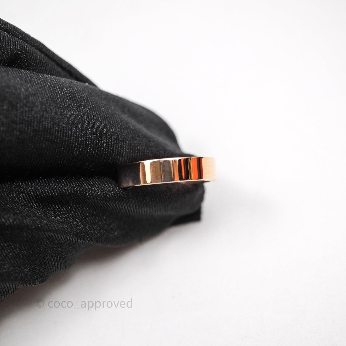 Hermès Kelly Ring Rose Gold With Diamonds Size 54