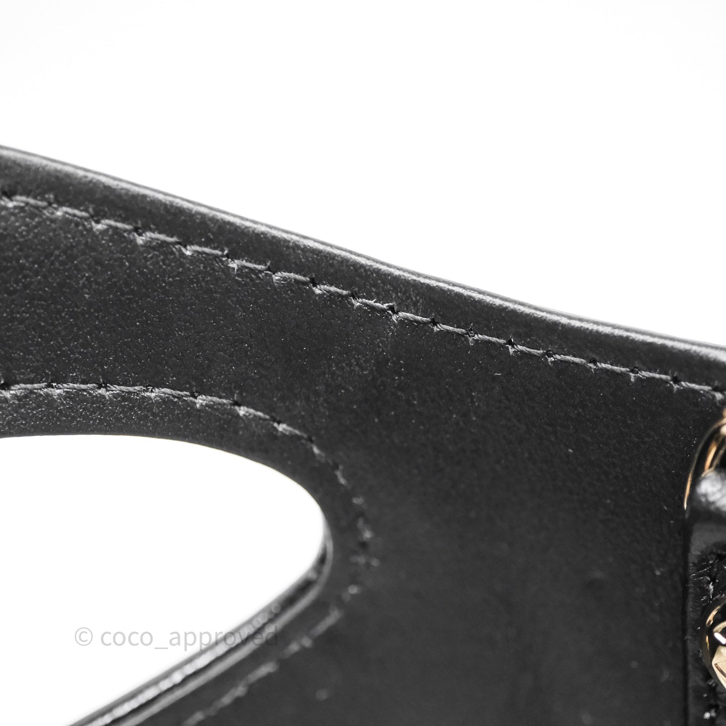 Chanel Nano 31 Black Shiny Lambskin Gold Hardware
