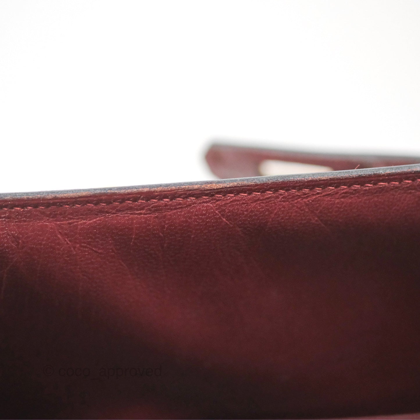 Hermès Kelly Sellier 28 Box Rouge Gold Hardware