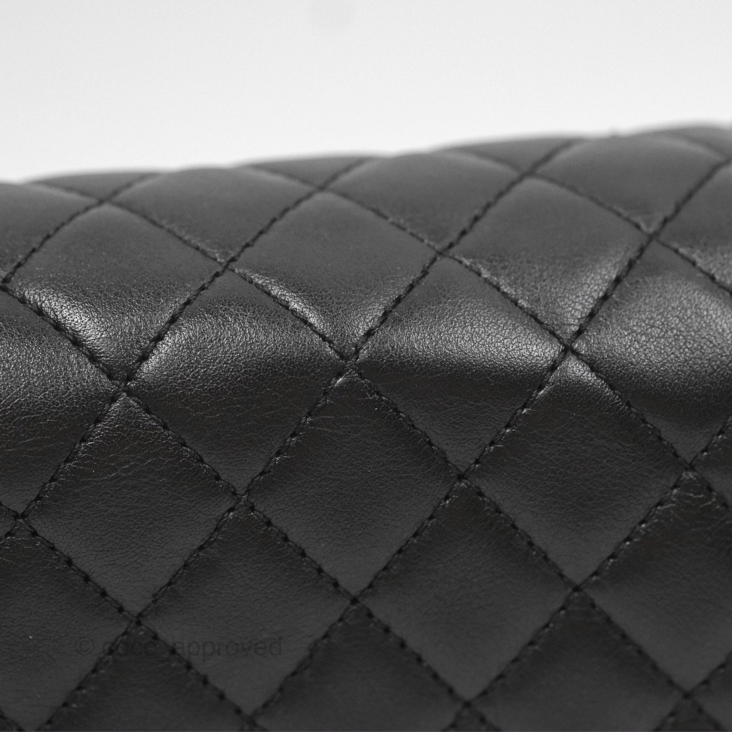 Chanel Small Boy Black Calfskin Ruthenium Hardware