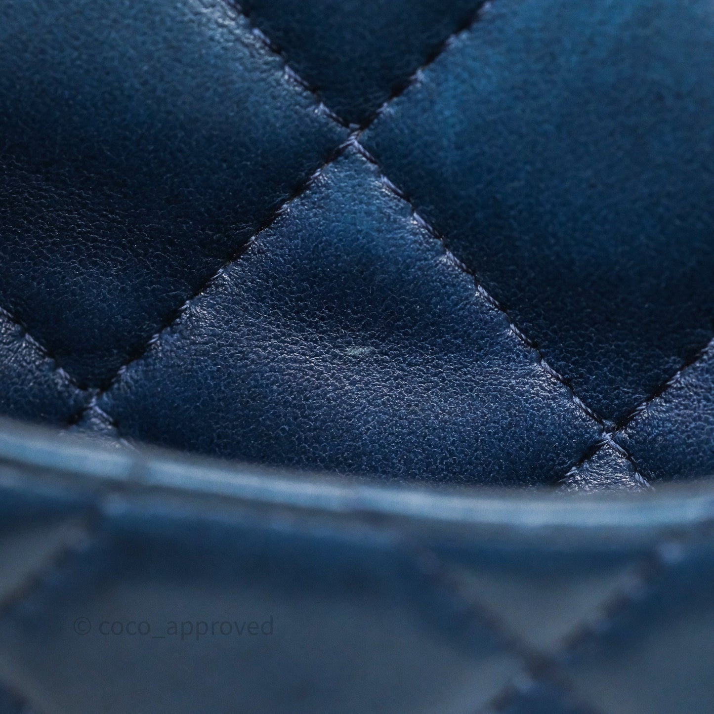 Chanel Reissue 227 Quilted Navy Lambskin Ruthenium Hardware