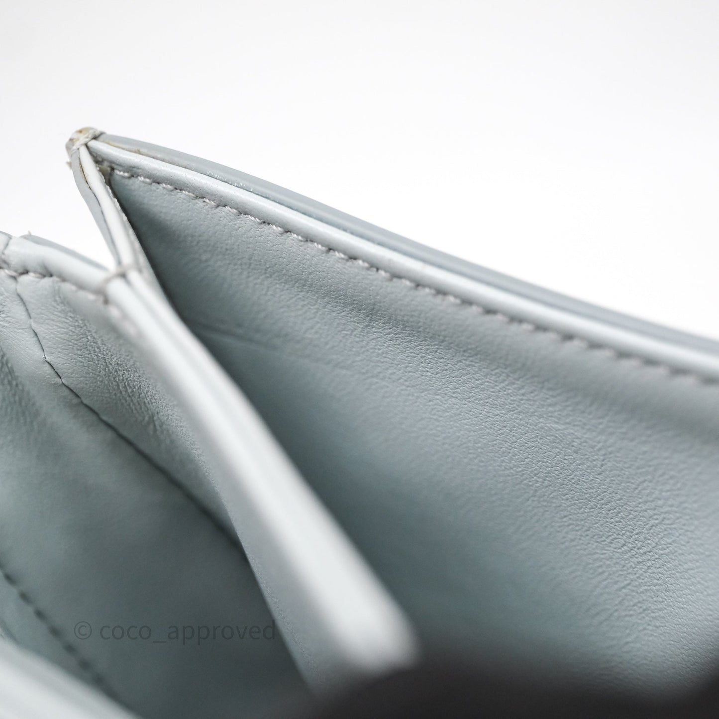 Celine Teen Besace Light Blue Shiny Calfskin