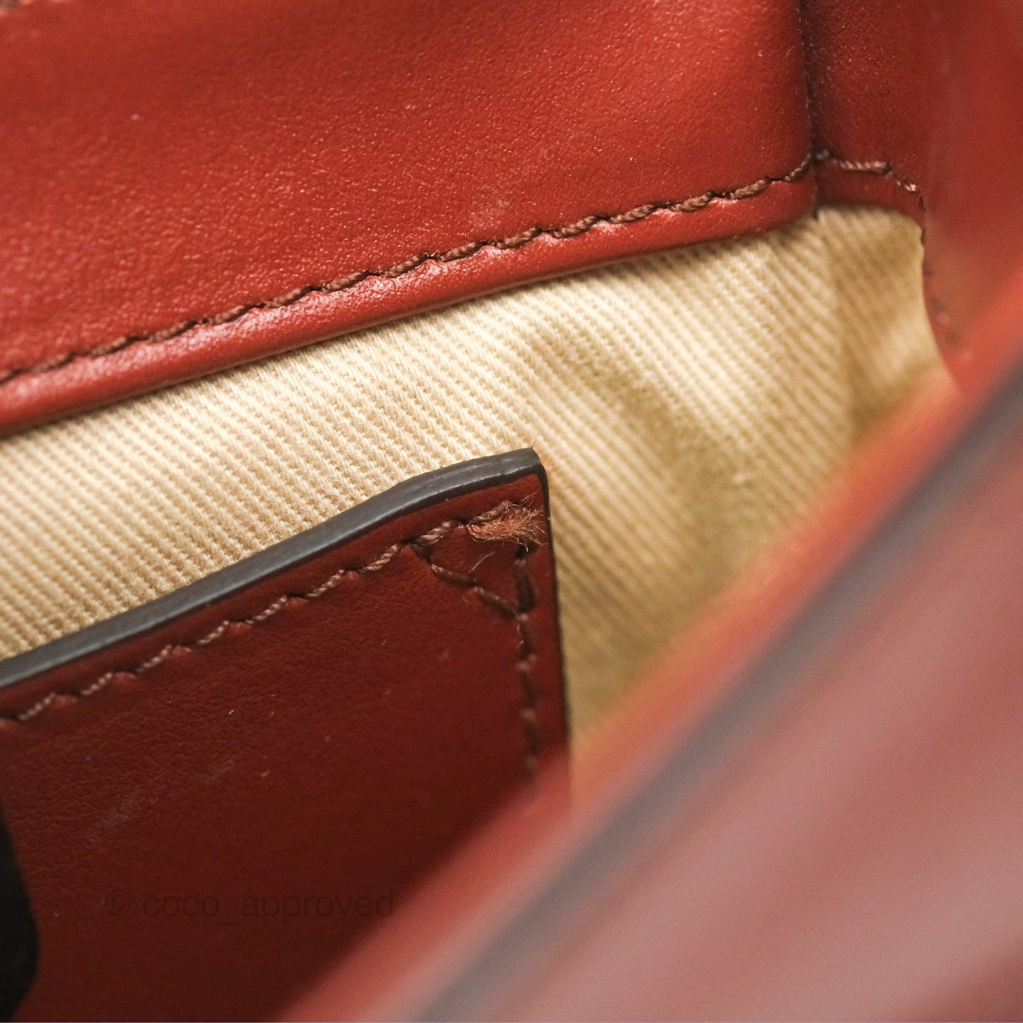 Chloé Mini C Bag Sepia Brown Shiny/Suede Calfskin