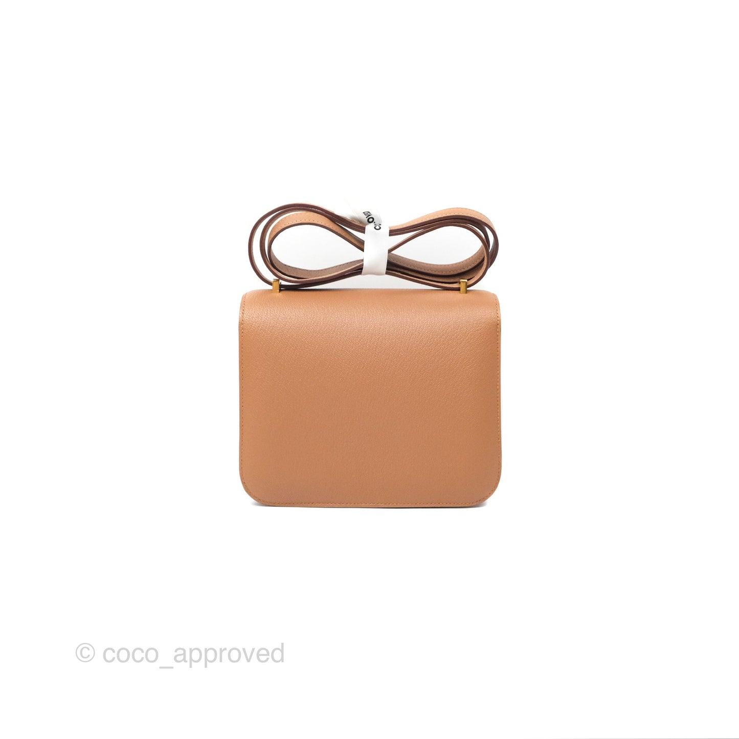 Hermès Constance Mini 18cm Mirror Quebracho Chevre Mysore Gold Hardware