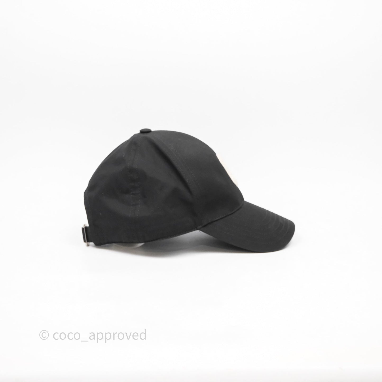 Celine Initial Baseball Cap Cotton Black