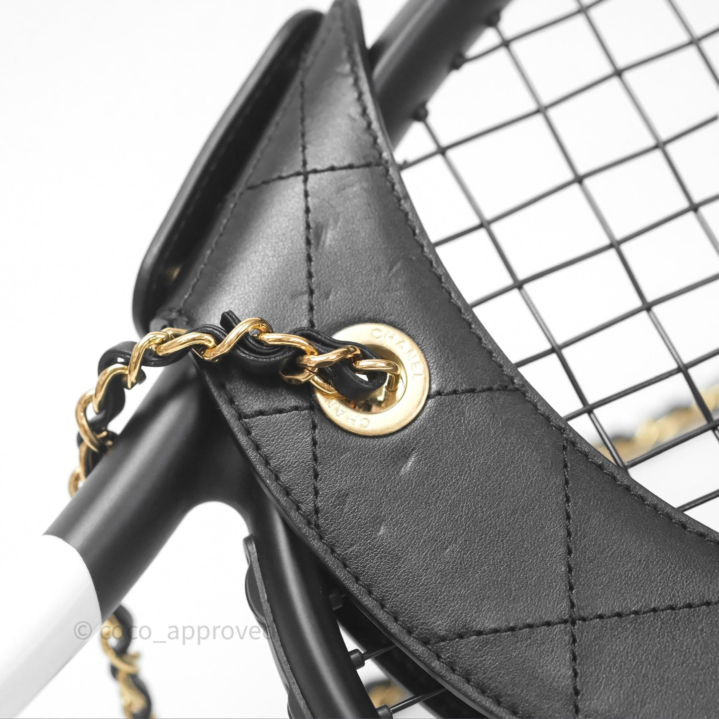 Chanel Tennis Racket with Black CC Case