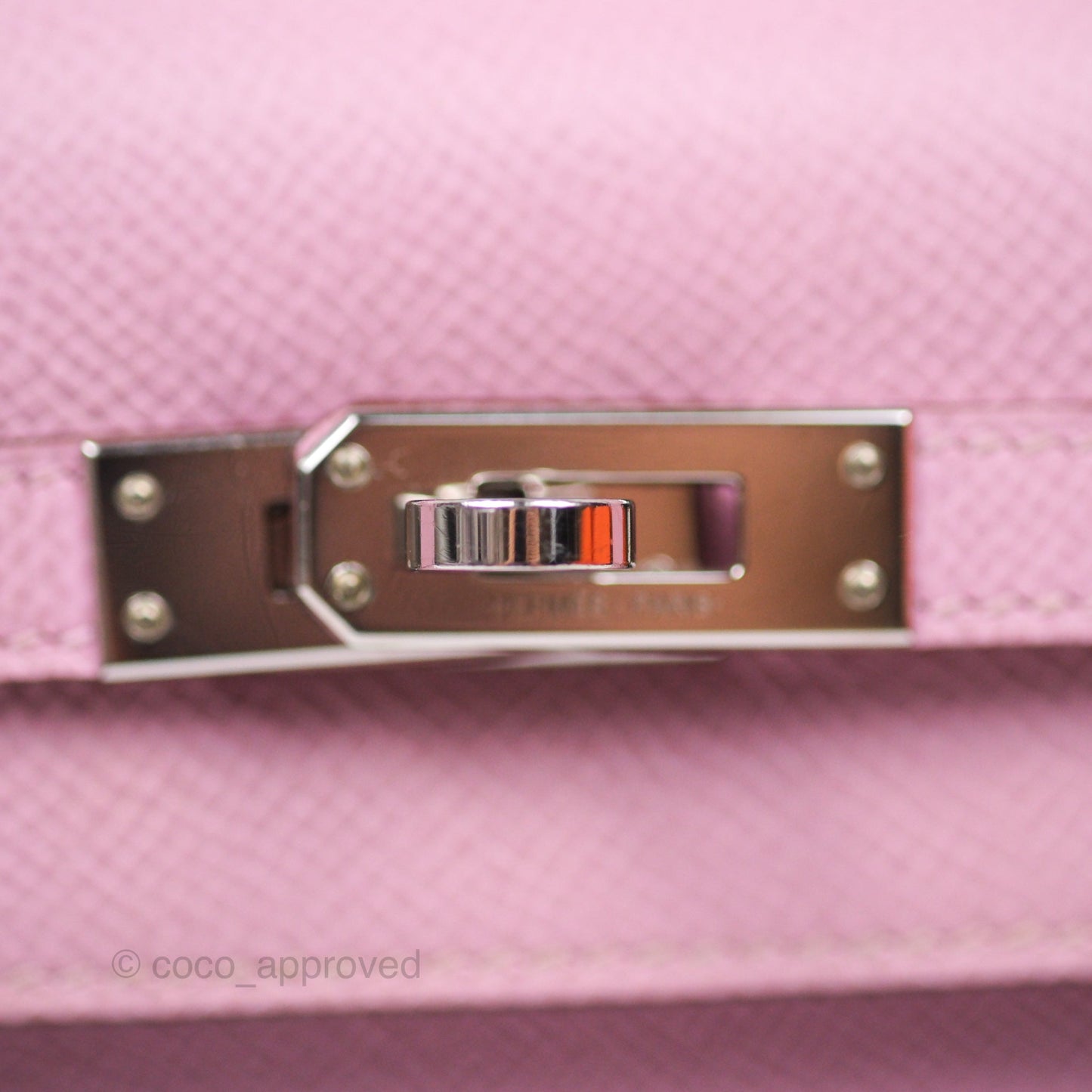 Hermès Sellier Kelly 25 Mauve Sylvestre X9 Epsom Palladium Hardware