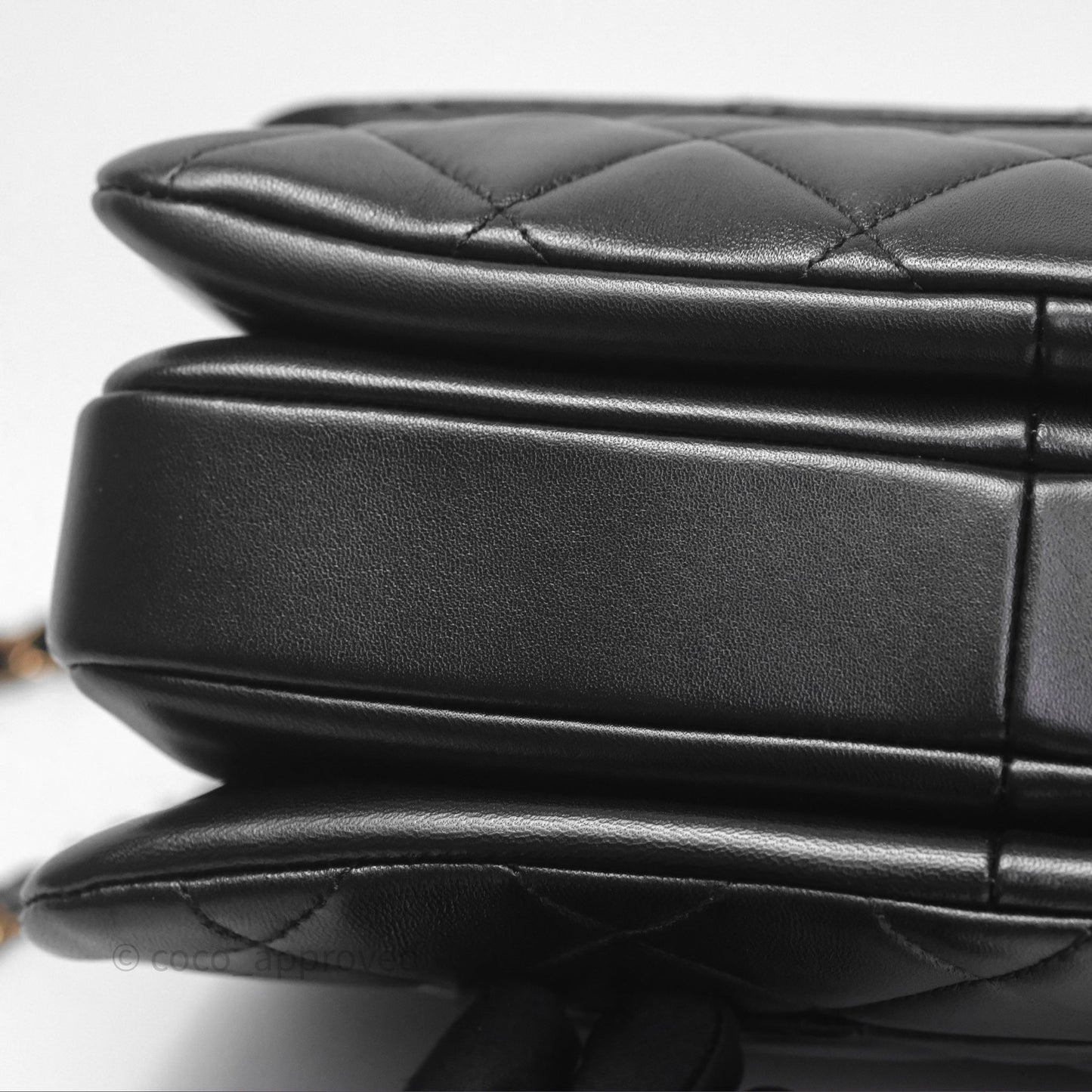 Chanel Trendy CC Small Black Lambskin Rose Gold Hardware