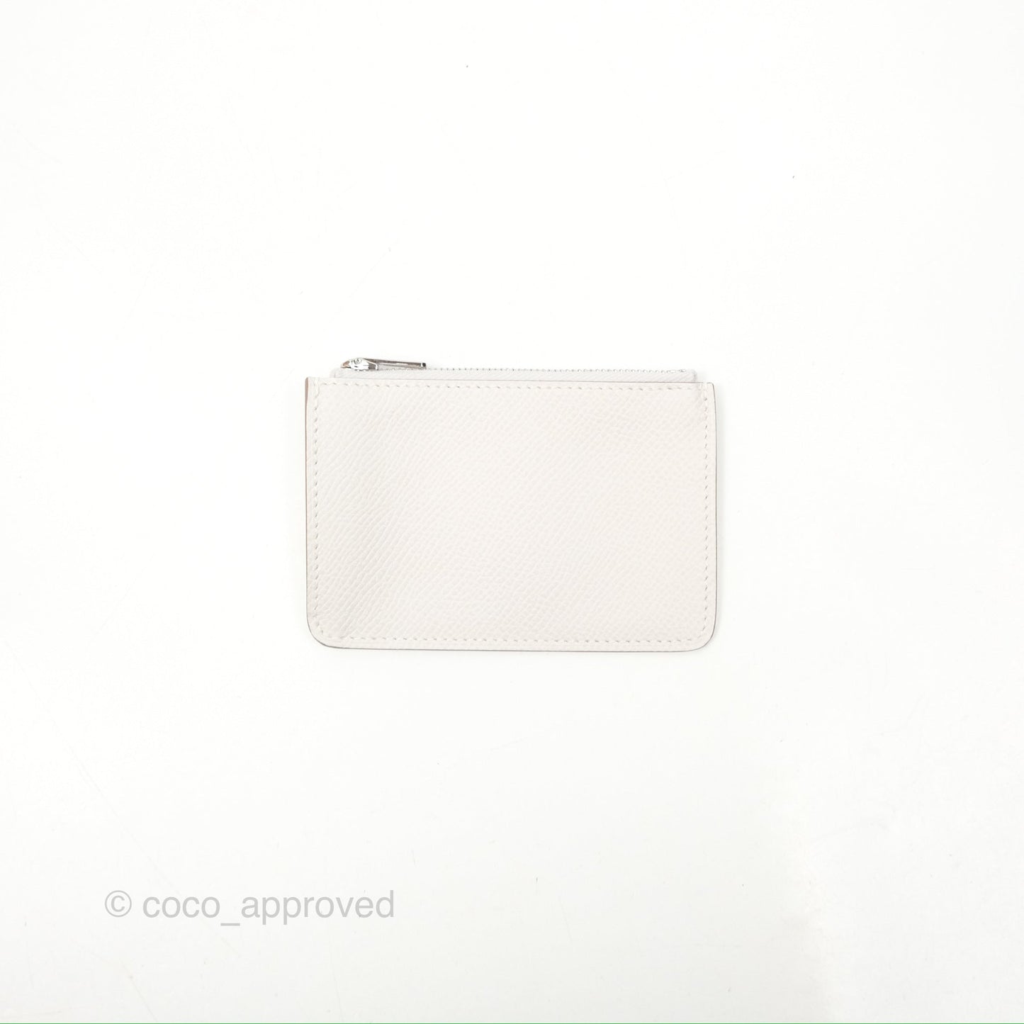 Hermès Constance Slim Wallet Gris Pale Epsom Palladium Hardware