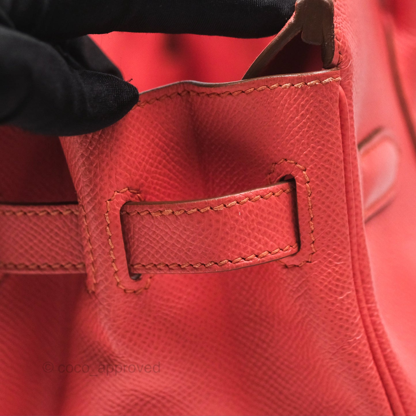 Hermès Birkin 30 Retourne Flamingo I5 Epsom Gold Hardware
