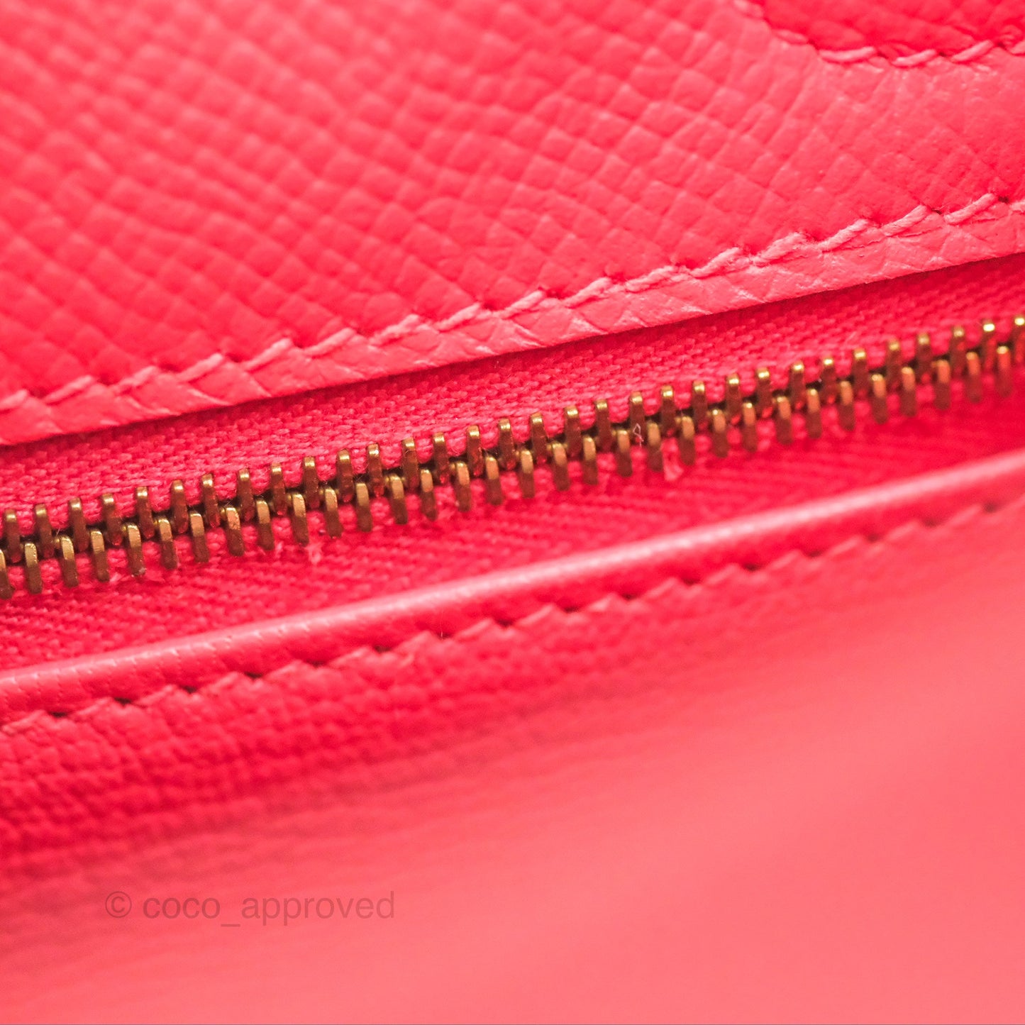Hermès Kelly 25 Sellier Rose Jaipur Epsom Gold Hardware