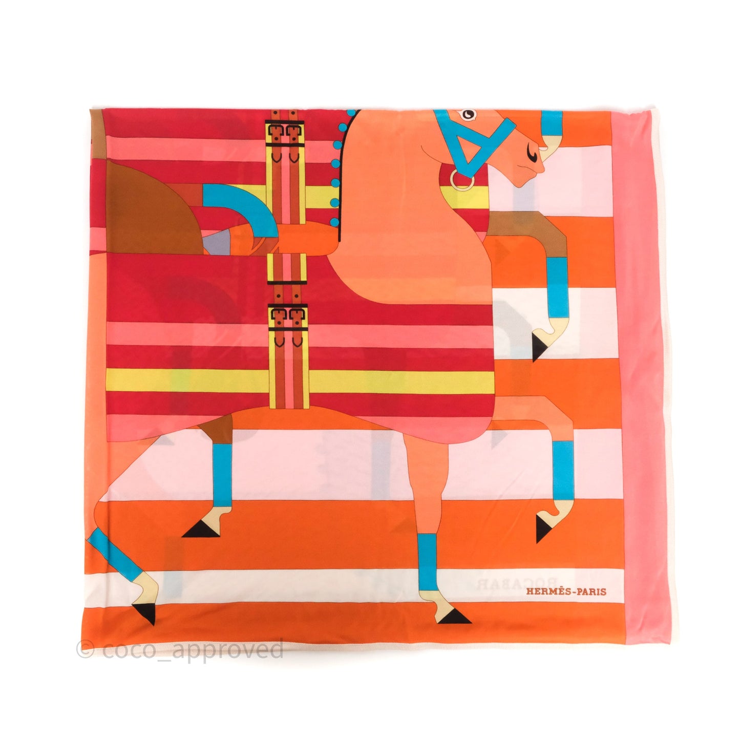 Hermès Rocabar Shawl Silk Scarf 90