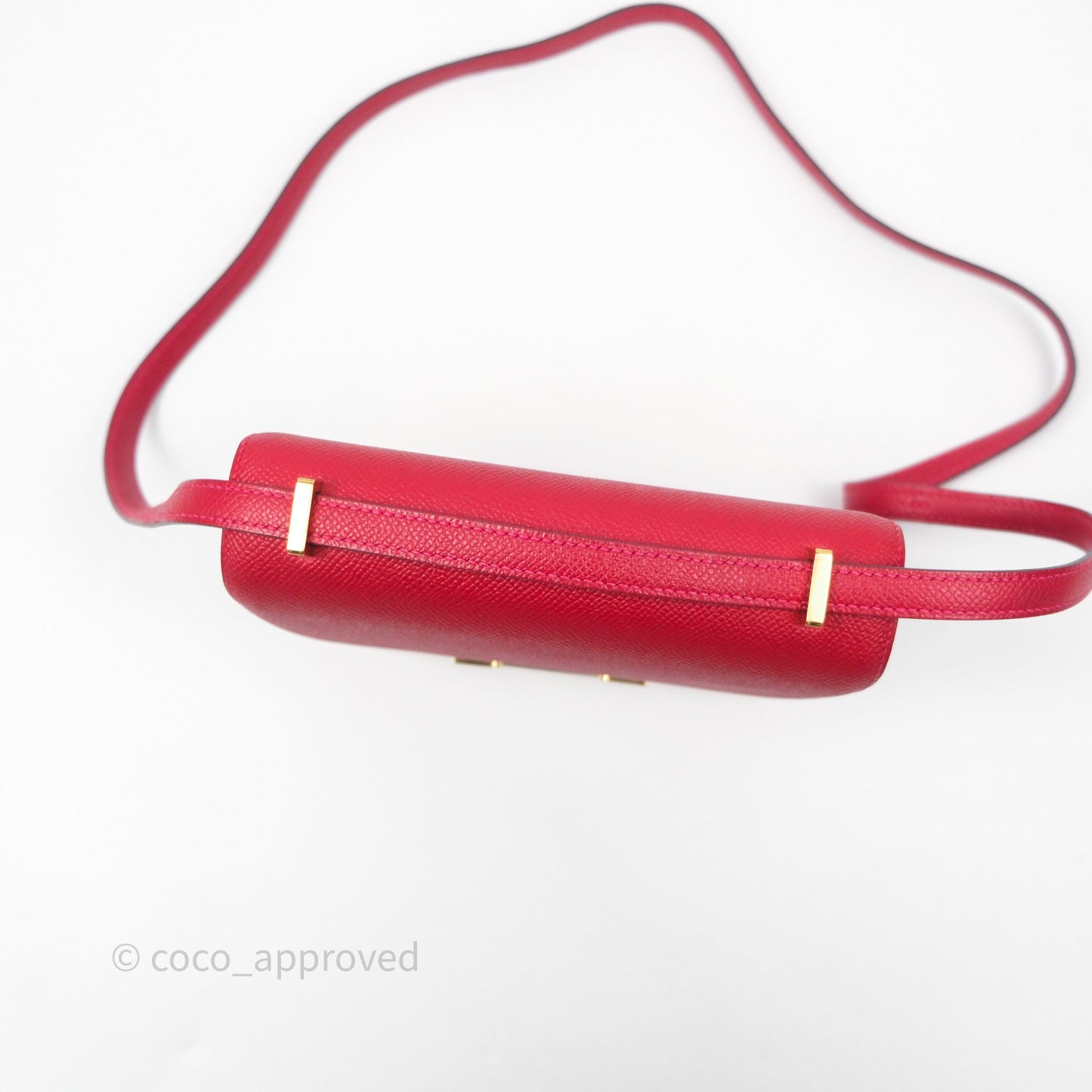 Hermès Constance Mini 18cm Rouge Casque Epsom Gold Hardware
