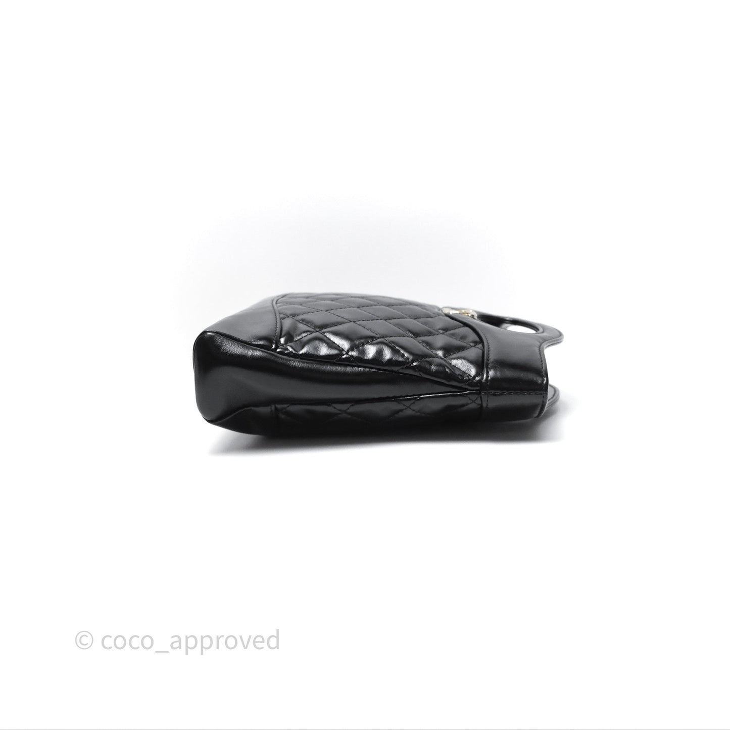 Chanel 31 Mini Black Shiny Lambskin Gold Hardware