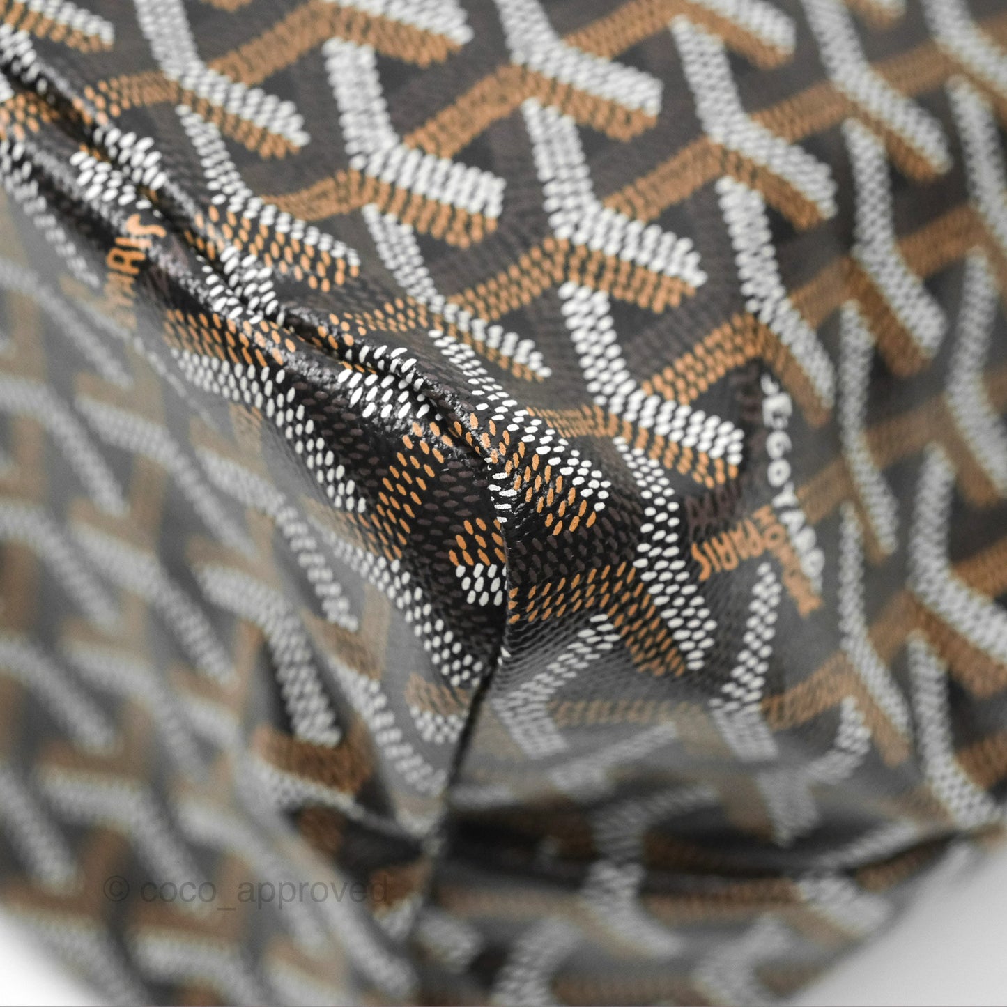 Goyard Bohème Hobo Bag Black & Tan