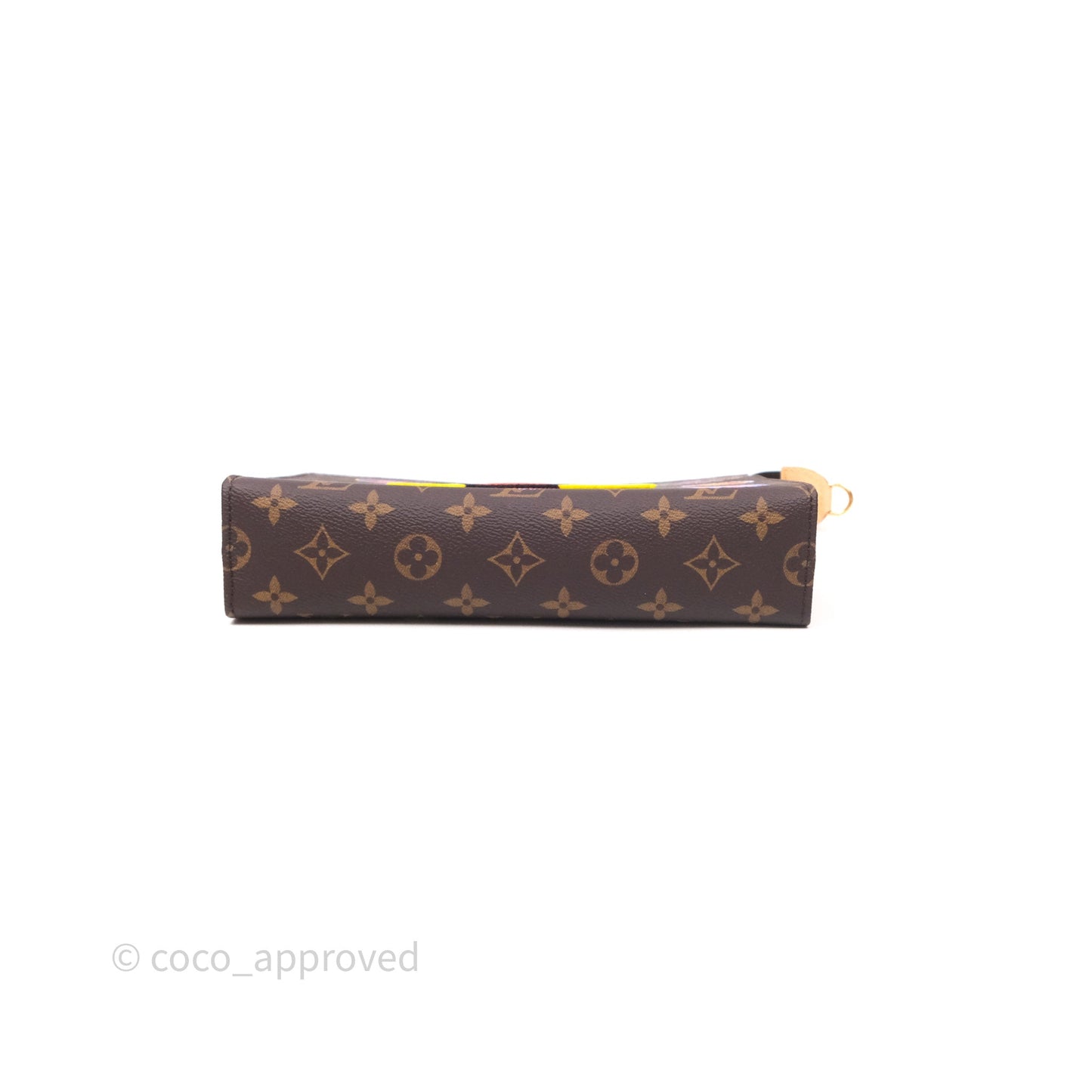 Louis Vuitton x Yayoi Kusama Toiletry Pouch on Chain Monogram Embroidered