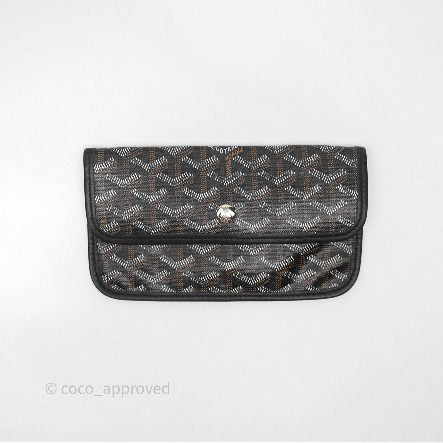 Goyard Saint Louis Black Goyardine Canvas PM⁣⁣⁣⁣⁣⁣⁣⁣⁣⁣⁣⁣⁣⁣⁣⁣