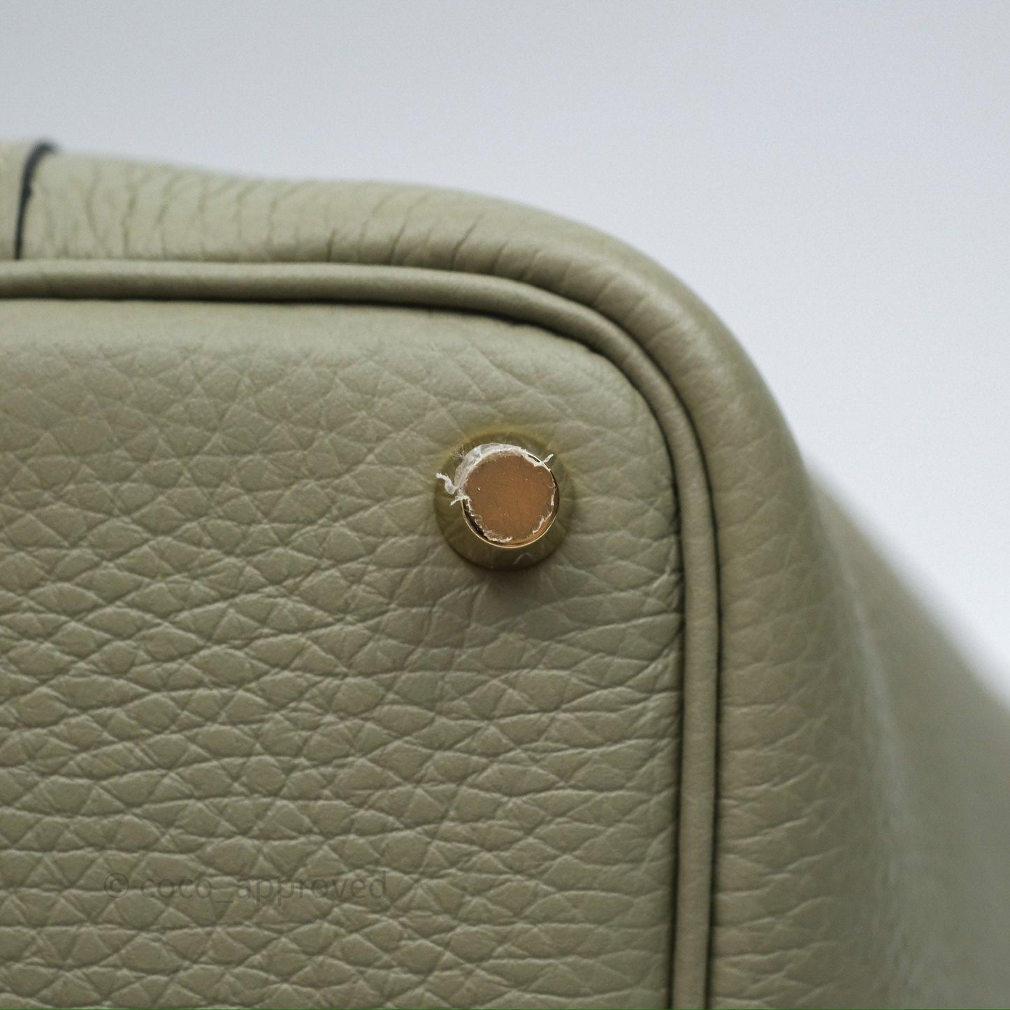 Hermès Picotin 18 Lock Sauge Q1 Clemence Gold Hardware