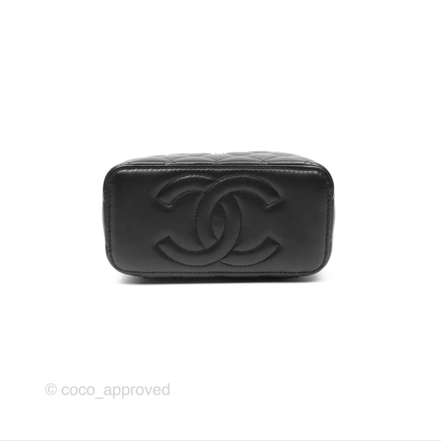 Chanel Ball Crush Vanity with Chain Black Lambskin Gold Hardware