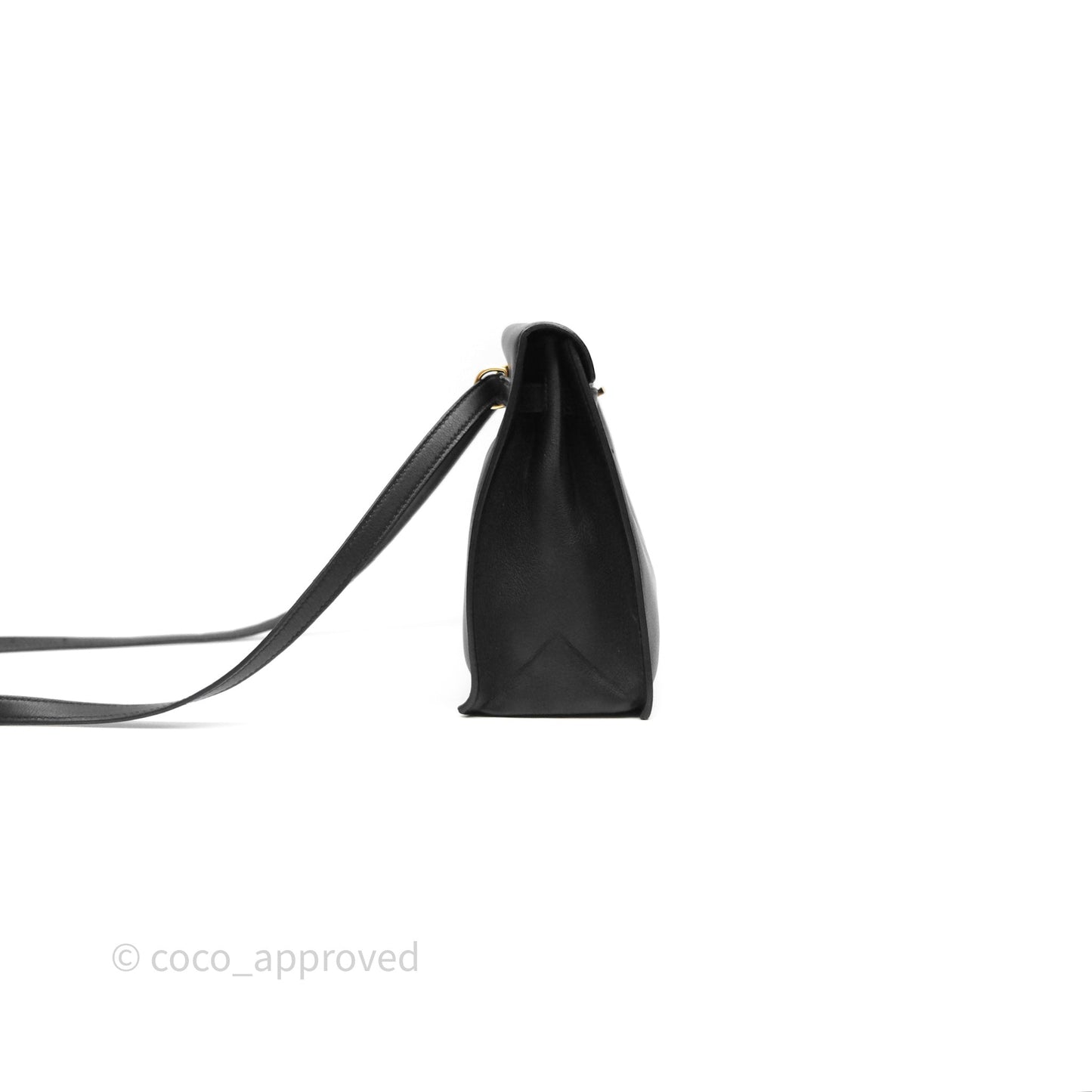 Hermès Kelly Danse II Bag Black Noir 89 Swift Gold Hardware
