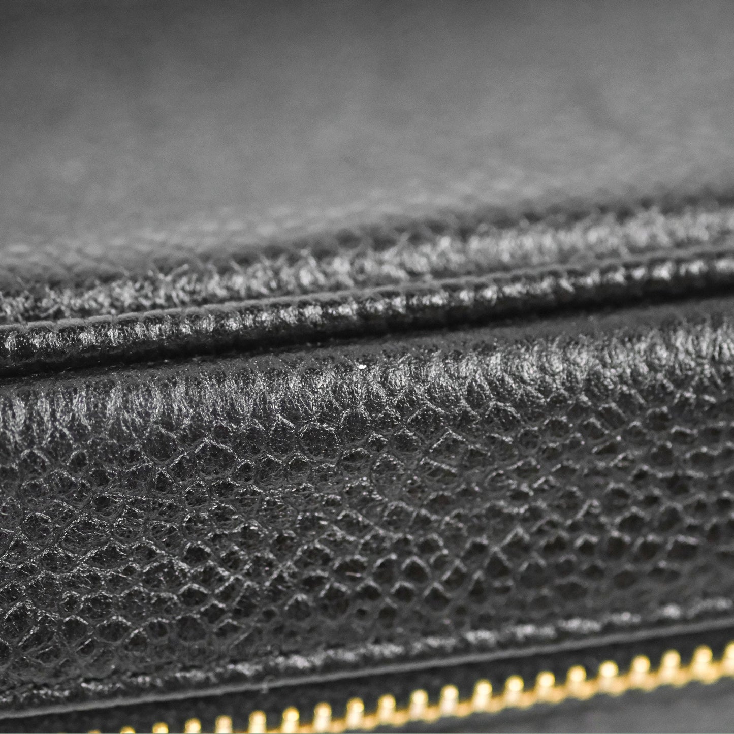Chanel Vintage Vanity Case Black Caviar Gold Hardware
