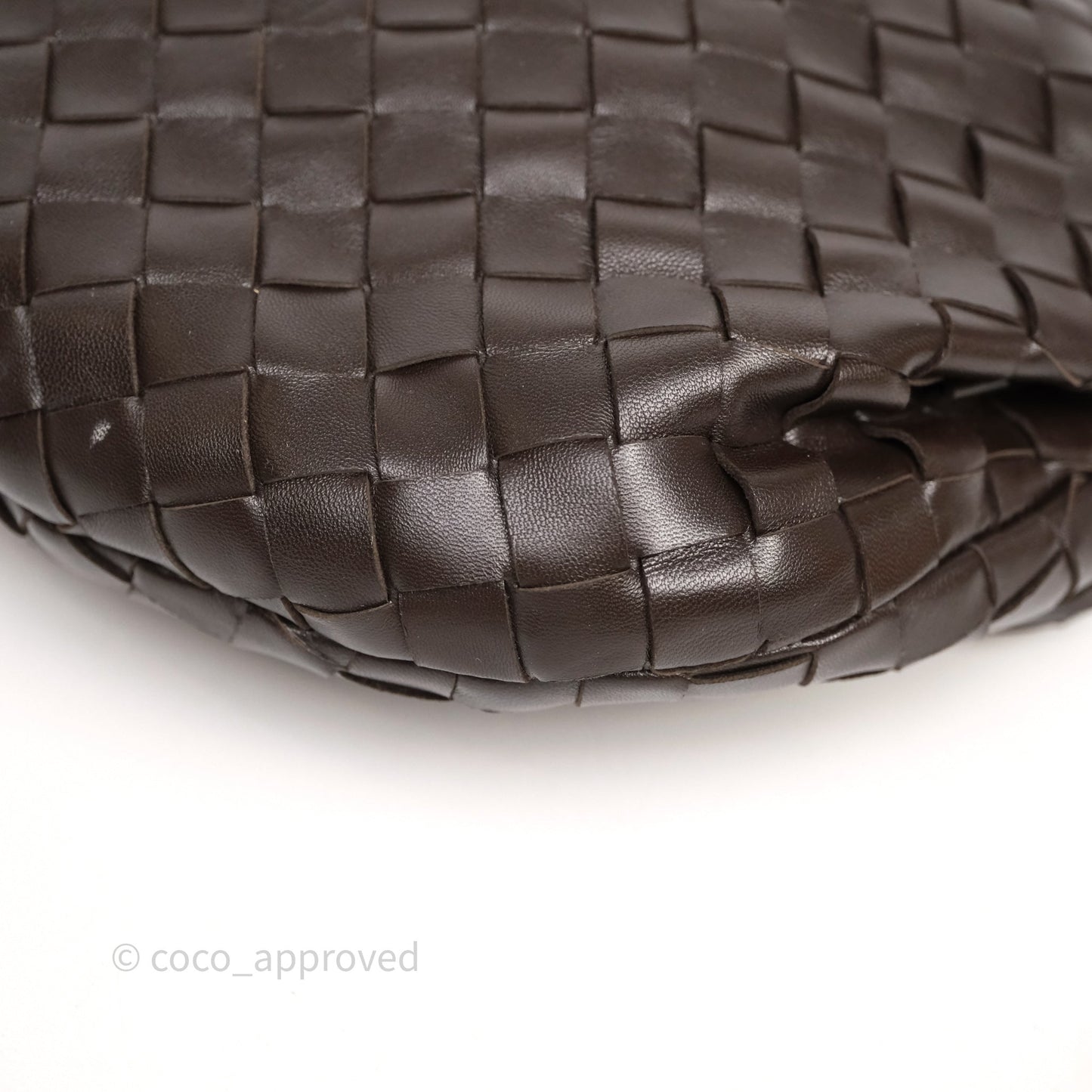 Bottega Veneta Teen Jodie Brown Intrecciato Lambskin