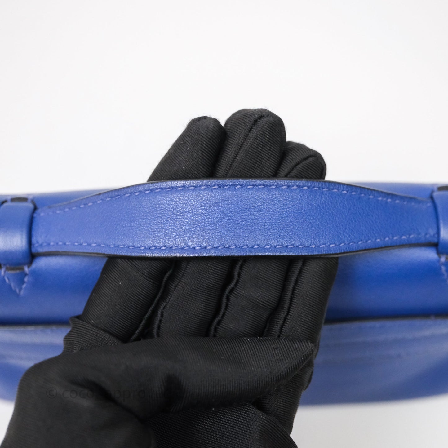Hermès Kelly Pochette Clutch Electric Blue Swift Gold Hardware