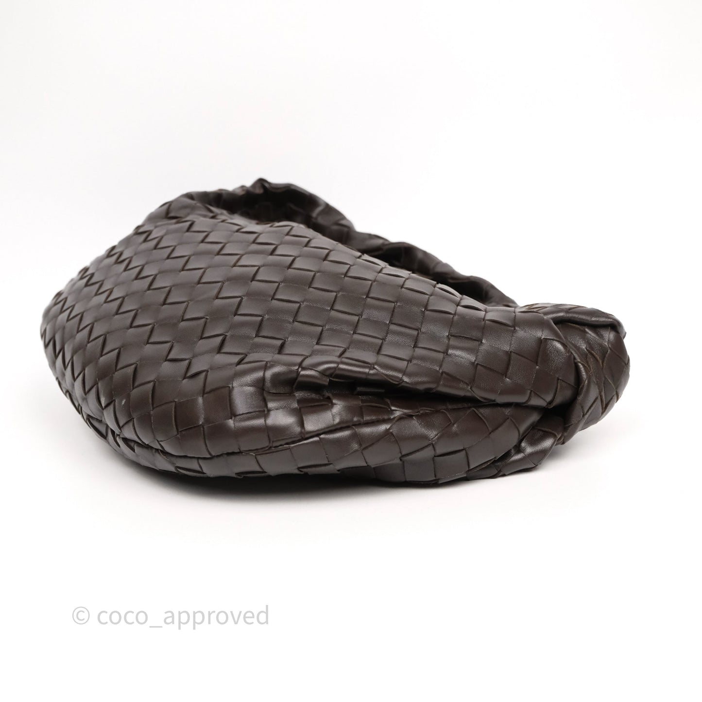 Bottega Veneta Teen Jodie Brown Intrecciato Lambskin