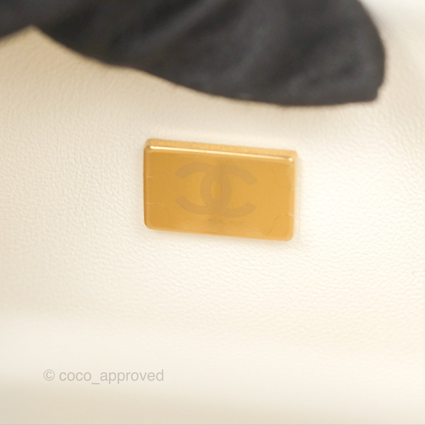 Chanel Small Classic Quilted Flap Light Ivory Caviar Gold Hardware