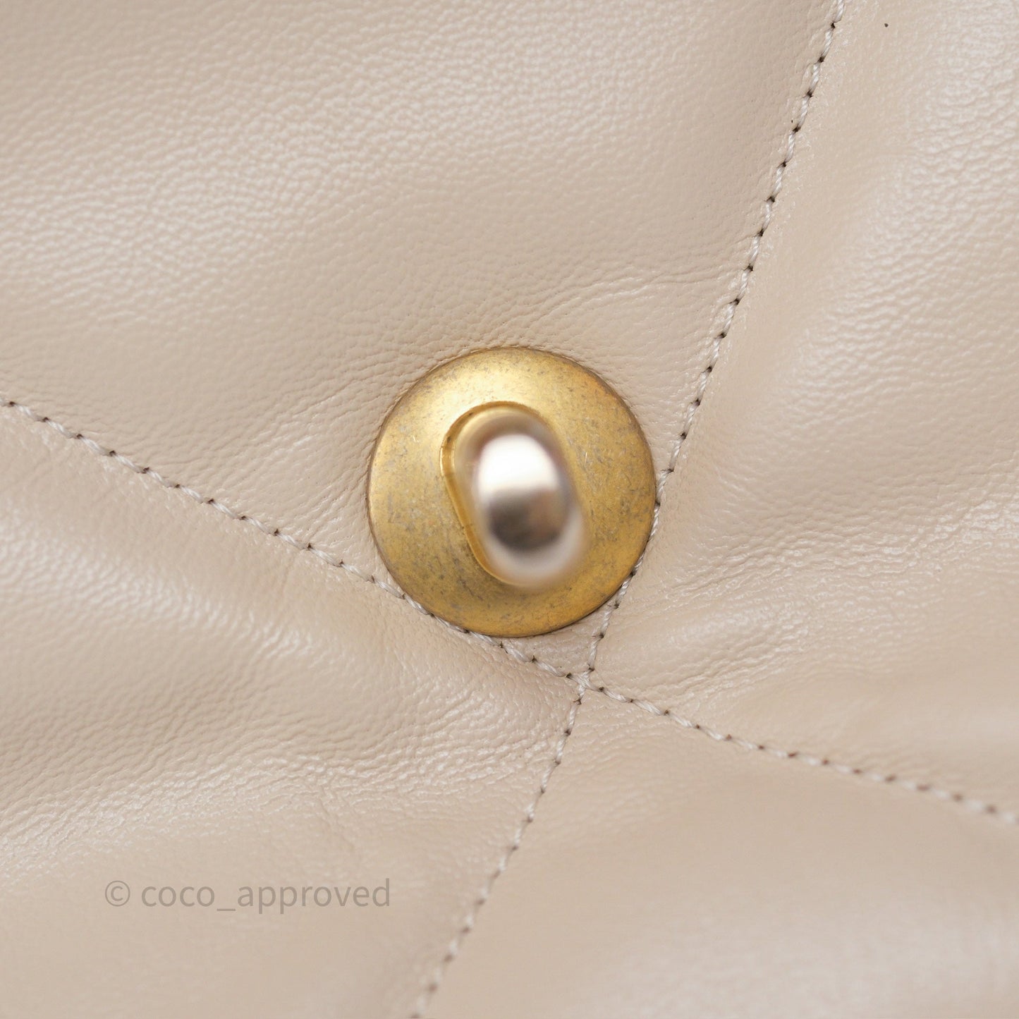 Chanel 19 Small Light Beige Mixed Hardware