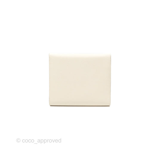 Hermes Epsom Clic 16 Wallet Nata I2 / Biscuit 48 Palladium Hardware