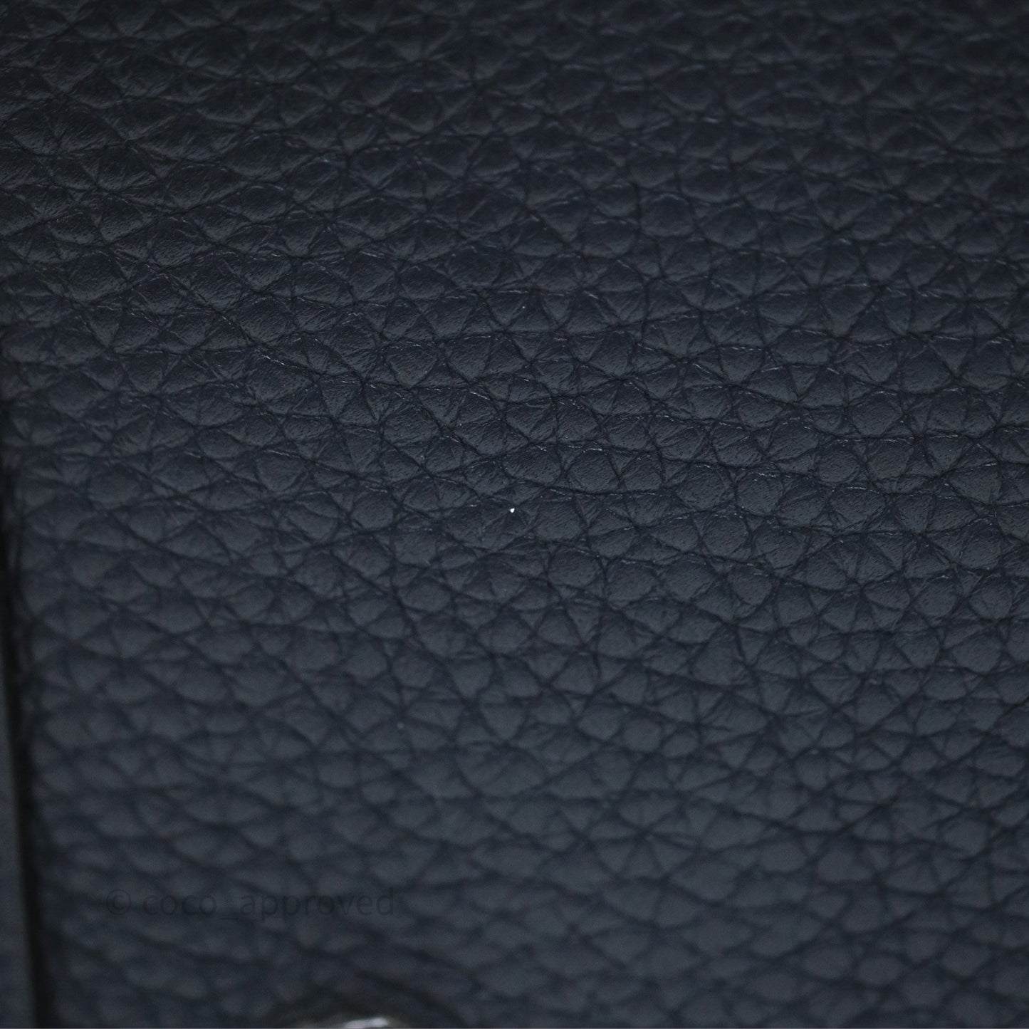 Hermès Lindy 26 Bleu Nuit 2Z Clemence Palladium Hardware
