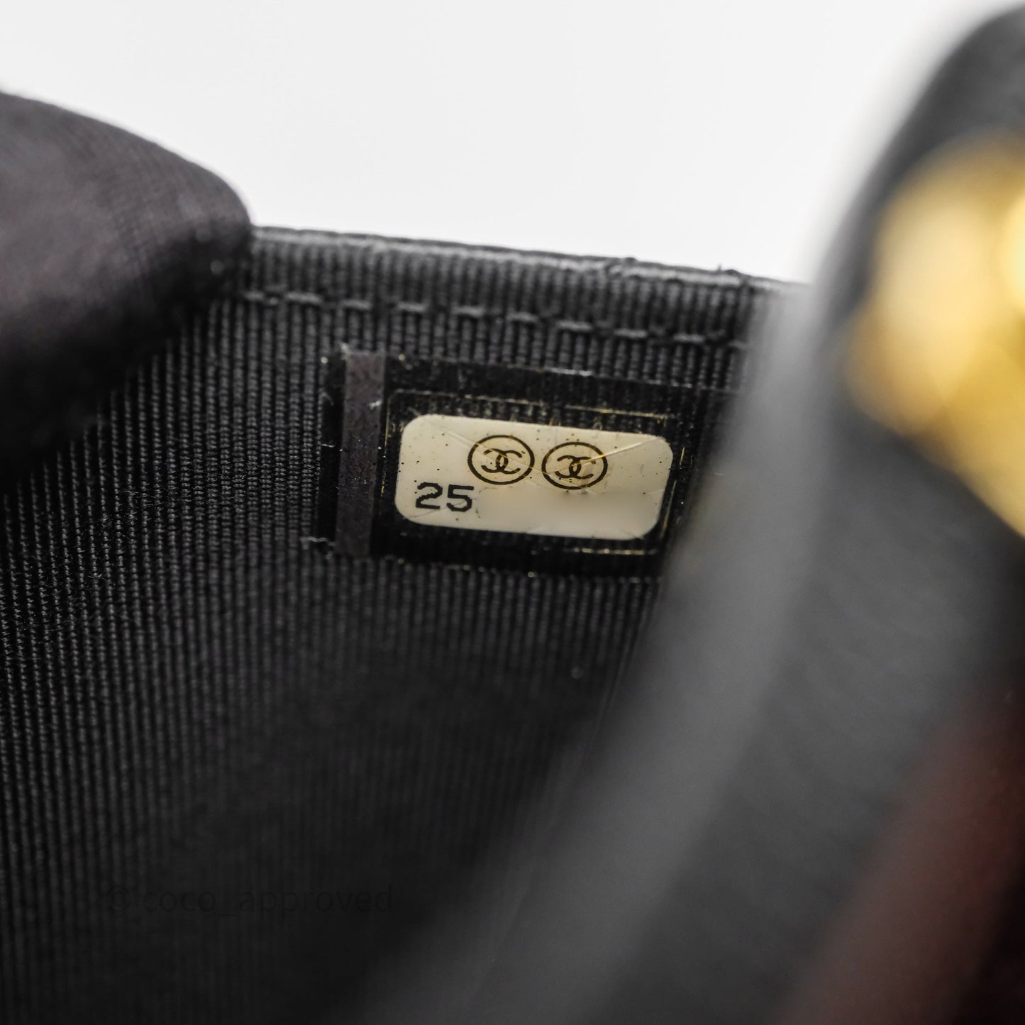 Chanel Quilted Classic Wallet On Chain WOC Black Caviar Gold Hardware