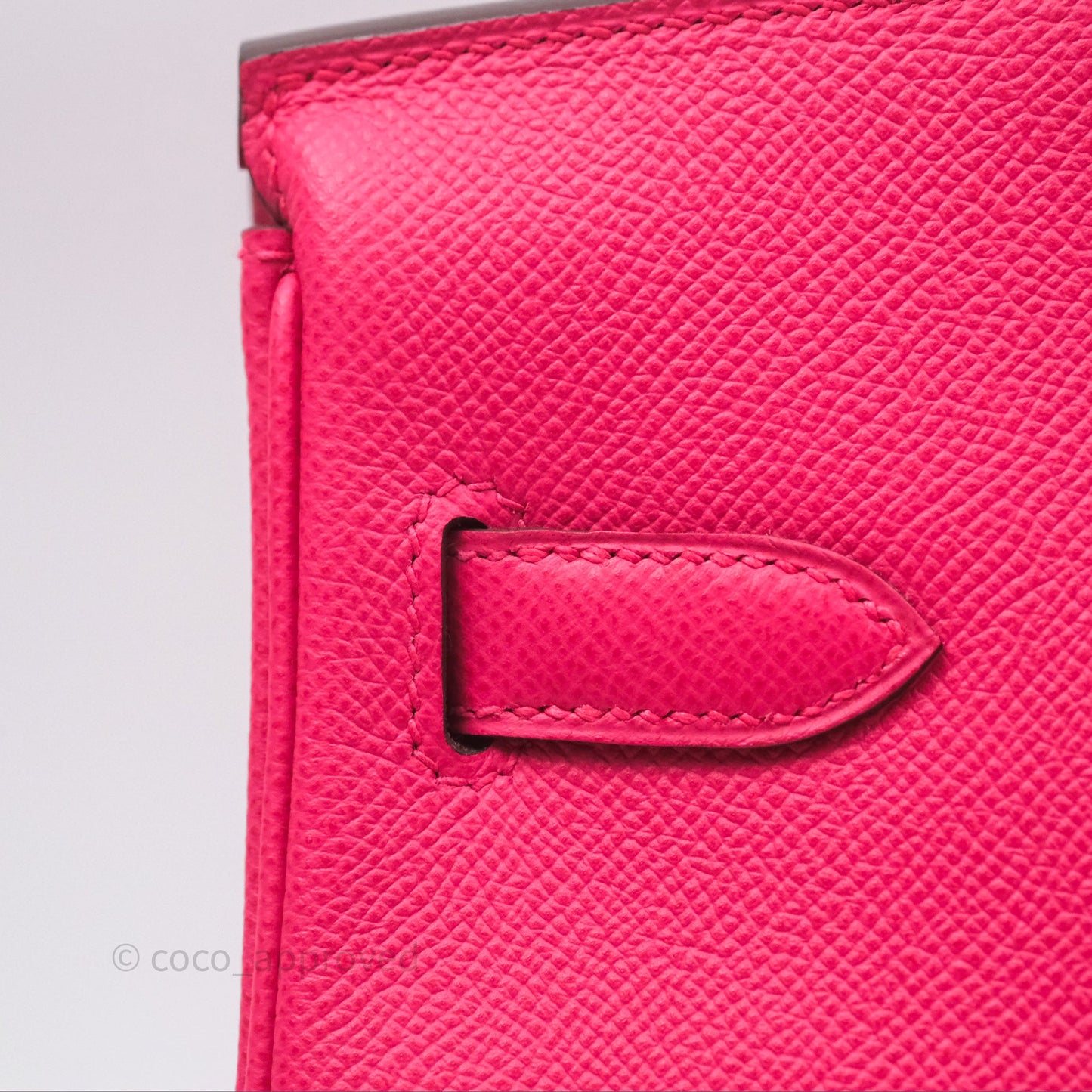 Hermès Birkin 30 Framboise 90 Epsom Palladium Hardware