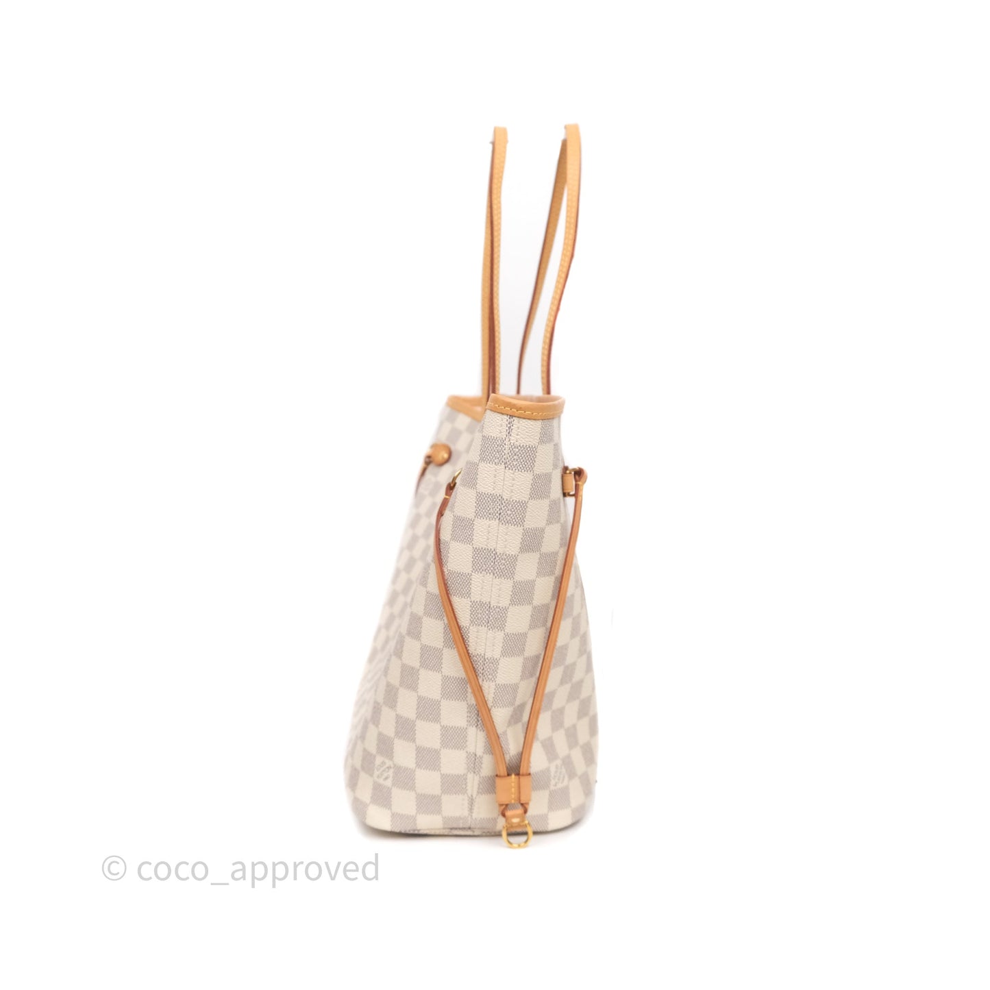 Louis Vuitton Neverfull MM Damier Azur Canvas Tote Bag