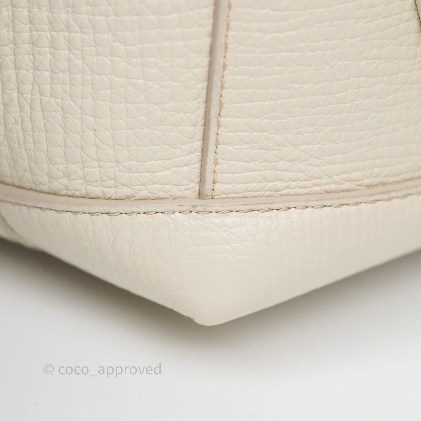 Bottega Veneta Small Arco Plaster Grainy Calfskin