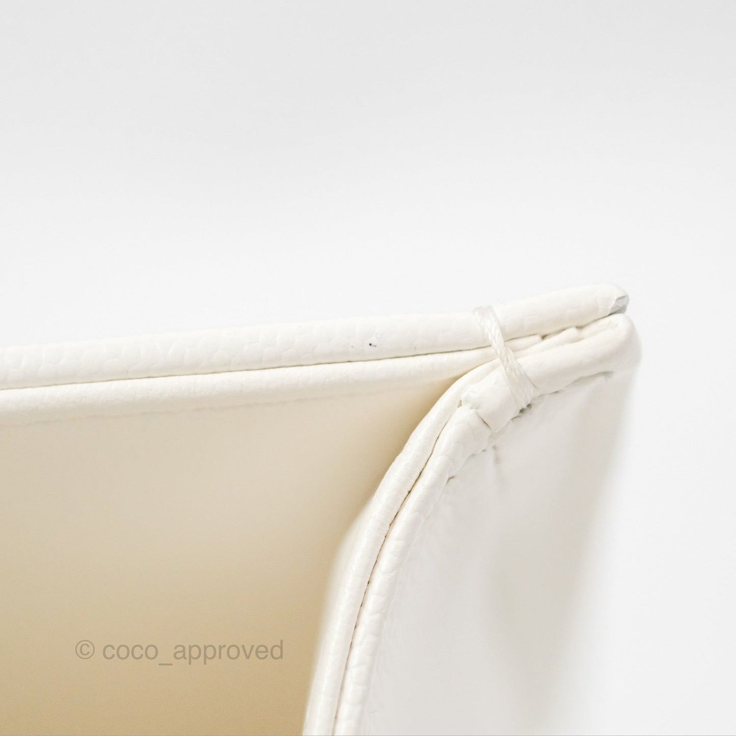Chanel Medium Boy Quilted White Caviar Gold Hardware