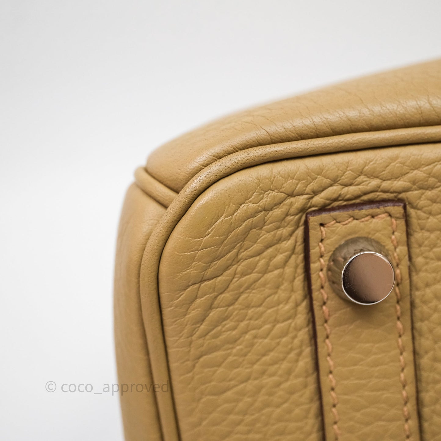 Hermès Birkin 30 Tabac-Camel 24 Togo Palladium Hardware