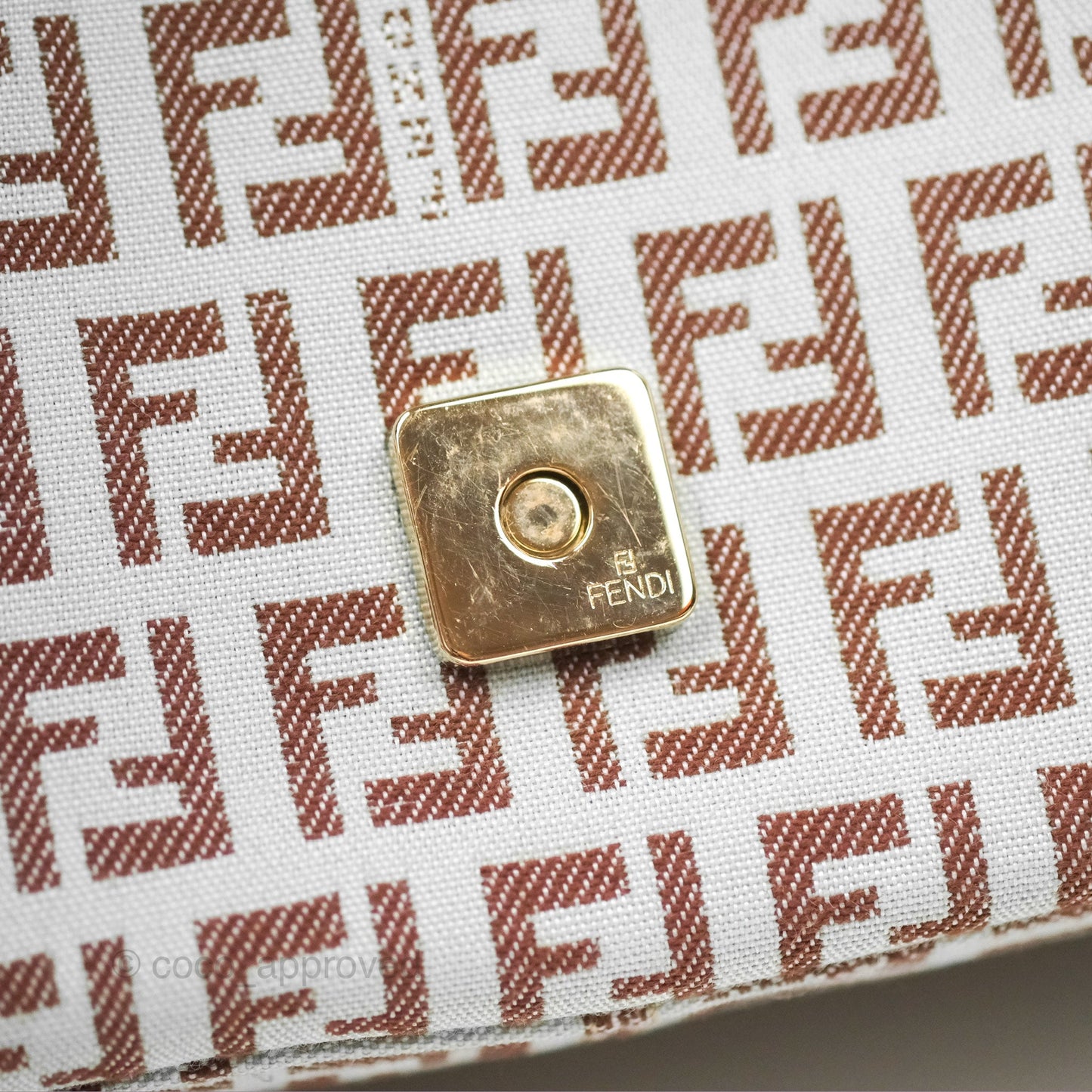 Fendi Zucchino Mamma Baguette Bag