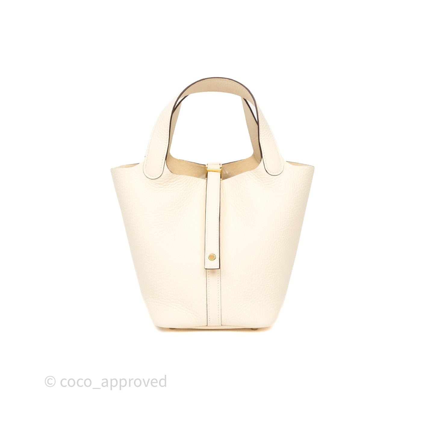 Hermès Picotin Lock 18 Nata I2 Clemence Gold Hardware