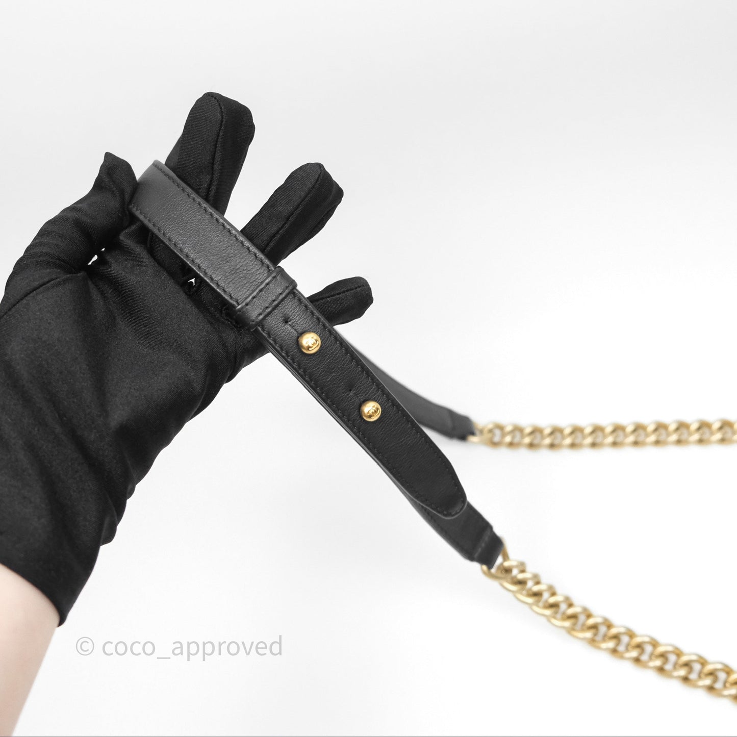 Chanel Small Boy Black Calfskin Aged Gold Hardware