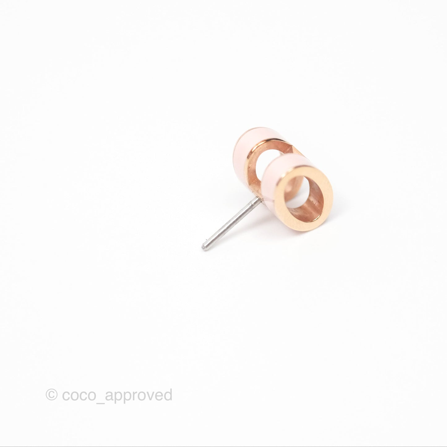 Hermès Pop H Earrings Rose Dragee 5U Rose Gold Hardware