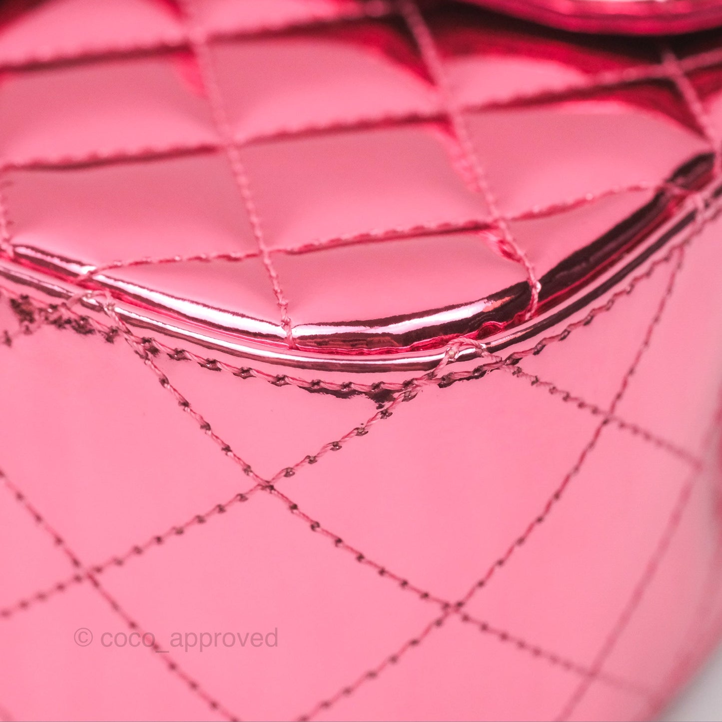 Chanel Small Flap Star Backpack Metallic Pink Mirror Calfskin Gold Hardware 24C