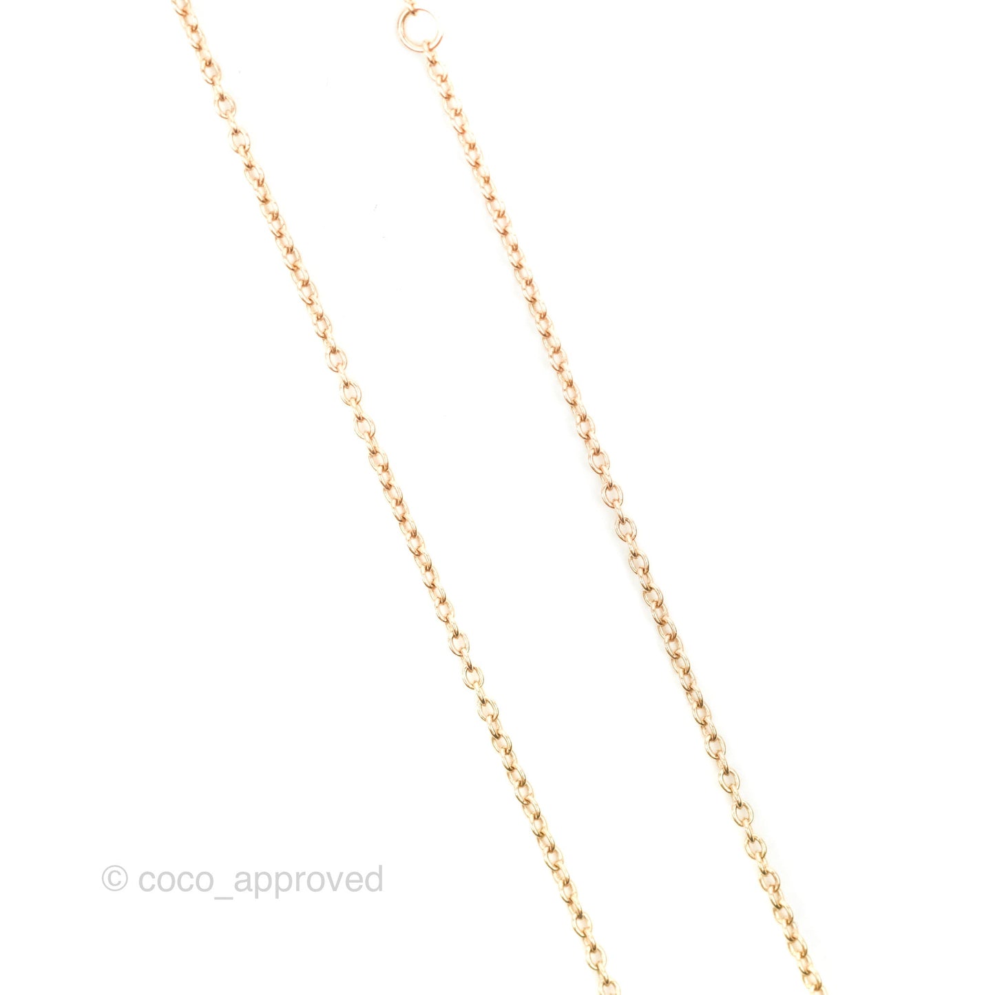 Chanel Coco Crush Necklace Beige Gold