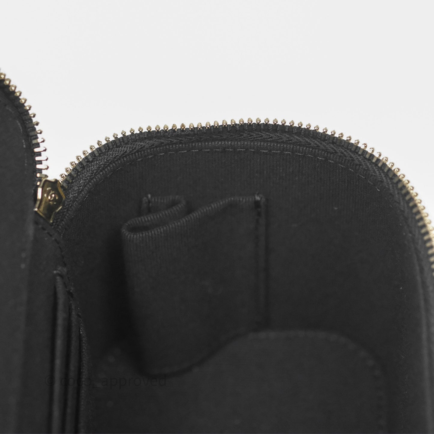 Chanel Vanity Rectangular Top Handle Black Lambskin Gold Hardware
