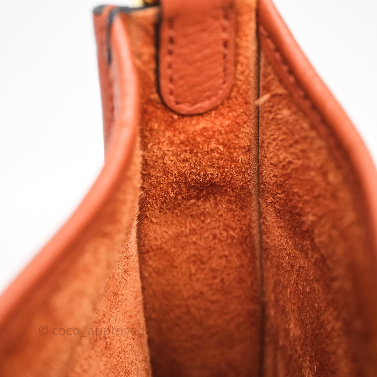 Hermès Mini Evelyne 16 Brick Clemence Gold Hardware